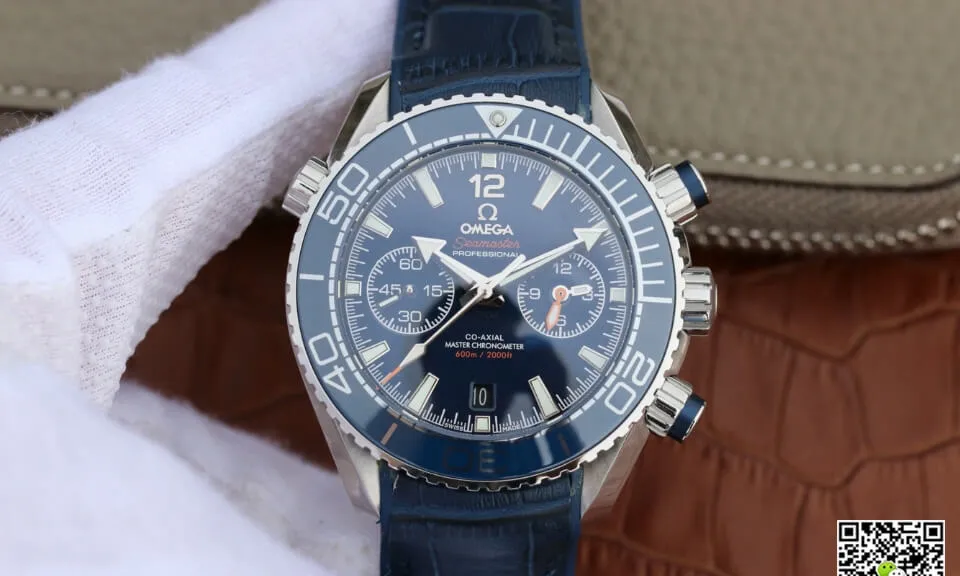 Omega Seamaster Ocean Planet 600M 215.33.46.51.03.001 OM Factory 1:1 Best Edition Replica Watch Blue Strap